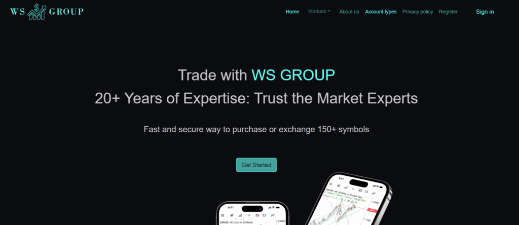 WS Group homepage