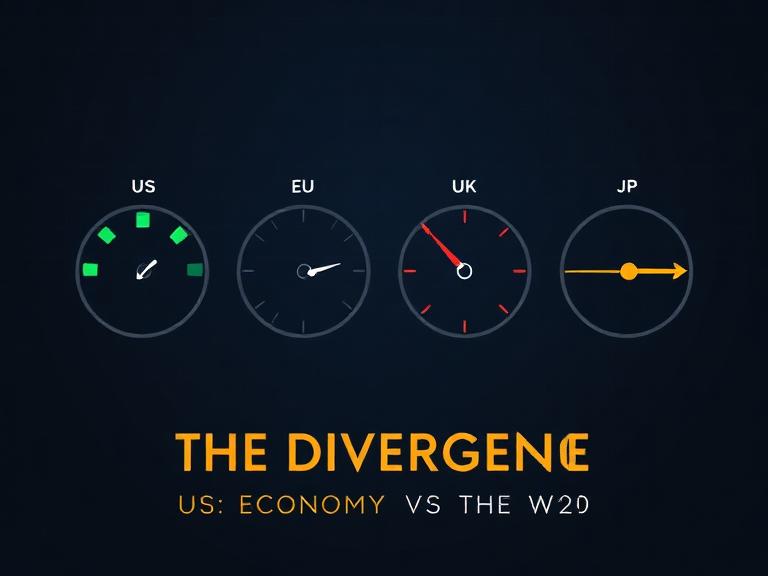 us economy global divergence vs eurozone 