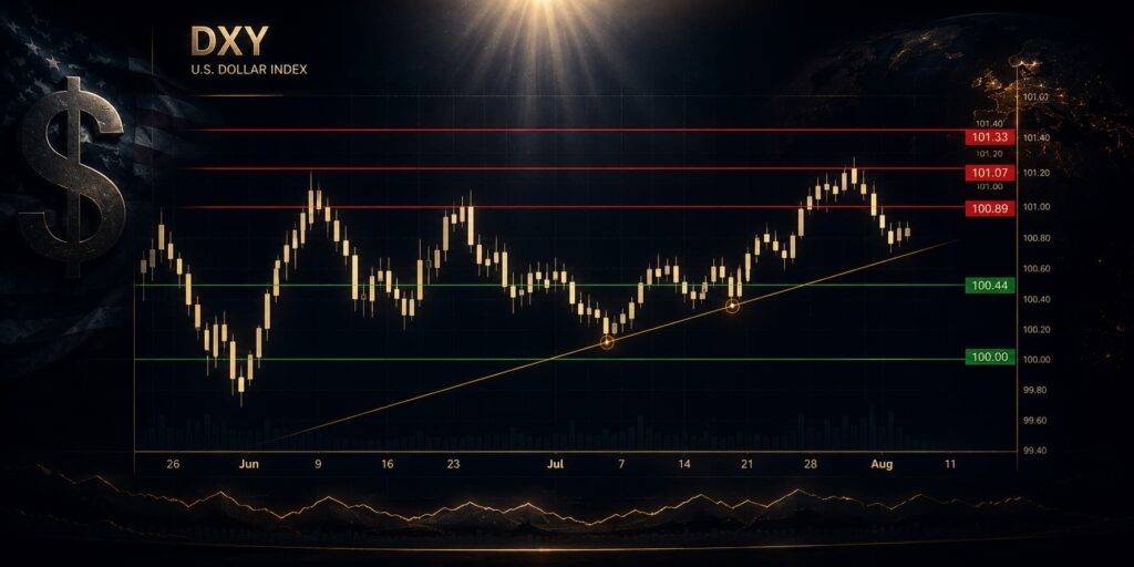 DXY dollar index key support and resistance