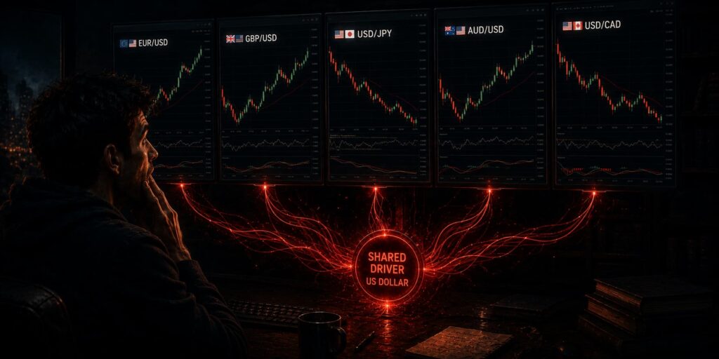 correlation traps traders into believing they are diversified