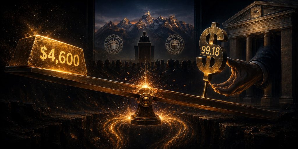 Jackson Hole impact: Gold and the dollar battle