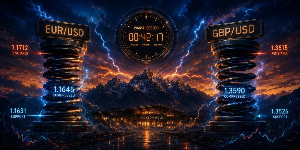 Jackson Hole impact: GBP/USD and EUR/USD