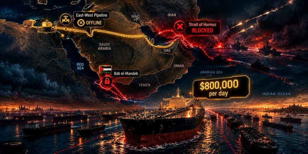 Market outlook: East-West pipeline offline and Houthis controlling Bab el-Mandeb
