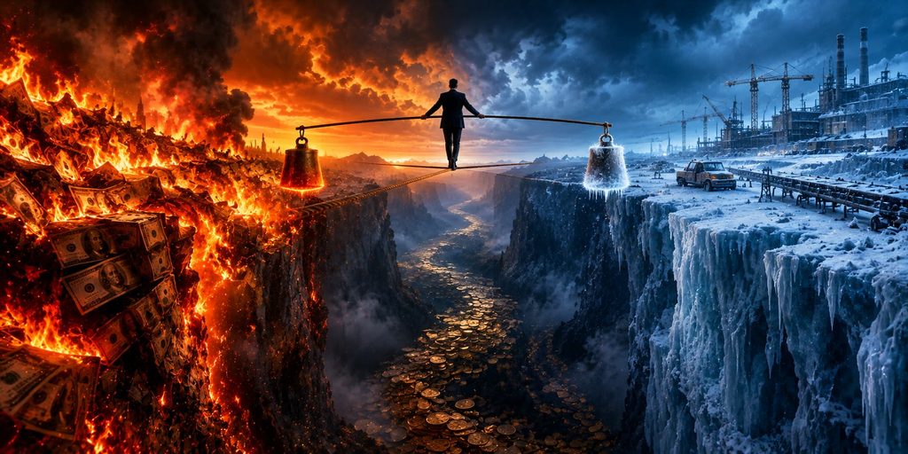 Stagflation traps central banks on a tightrope between fighting inflation and protecting jobs.