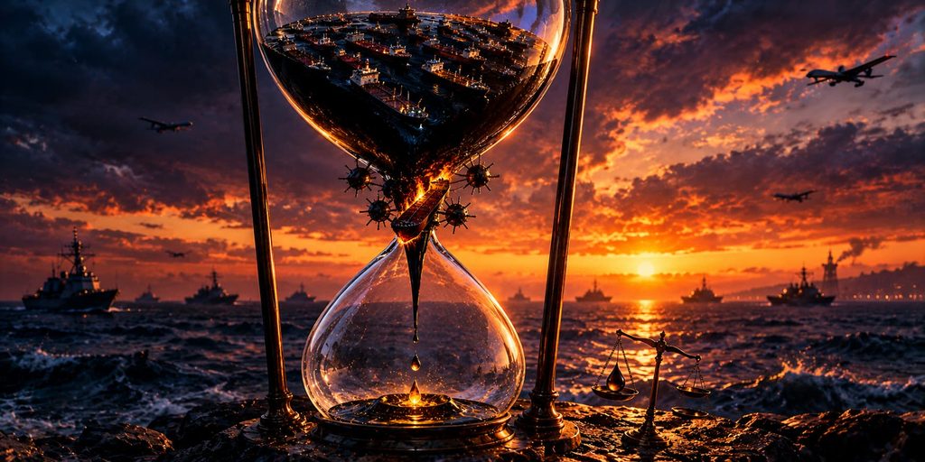 Weekly market outlook oil risk: an hourglass chokes a stream of black oil